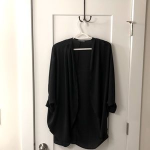 Relaxed fit cardigan, Black